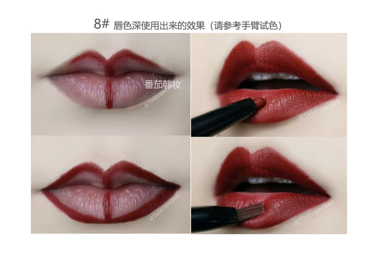 Hàn quốc UNNY tự động lip liner son môi bền không thấm nước đích thực giữ ẩm không đánh dấu truy tìm lip bút chì matte miễn phí vận post 	son bút chì nars