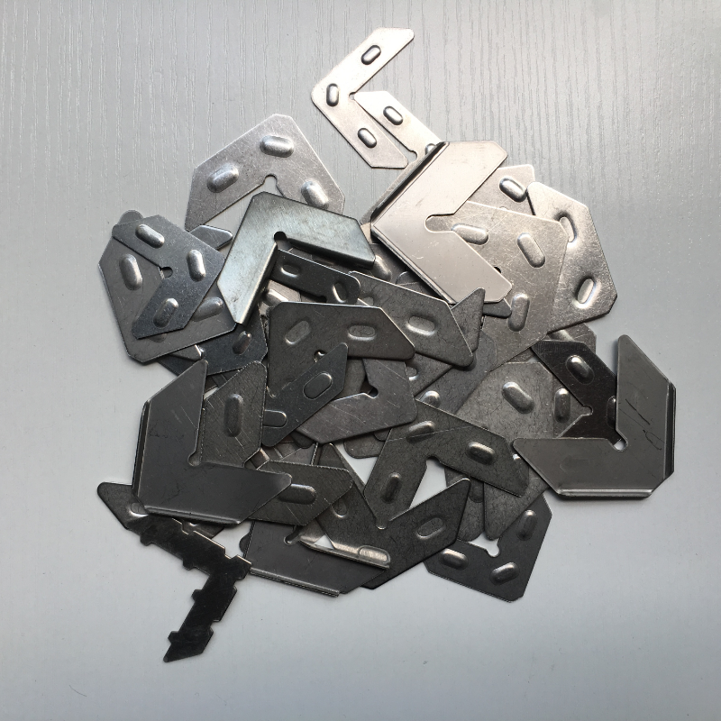 Aluminium Alloy Broken Bridge Plastic Steel Doors And Windows Stainless Steel Group Corner Sheet Flat Sheet Steel 12 Galvanized Injection Glue Connection Corner Code Insert