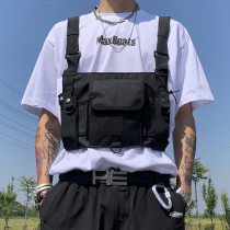 Chest Rig vest double-shoulder backpack for street hip-hop street dance