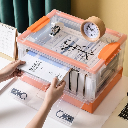 Пластиковый прозрачный большой ящик для хранения, коробка для хранения, коробочка для хранения