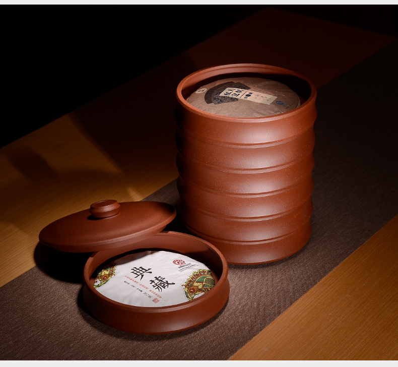 Yixing purple sand tea pot in macro large layered ceramic pot tea boxes manual sealing and POTS