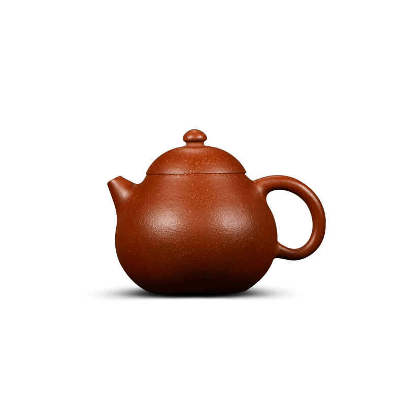 Macro yixing famous motorcycle it in the pure manual and old purple clay teapot clock pot home office pot