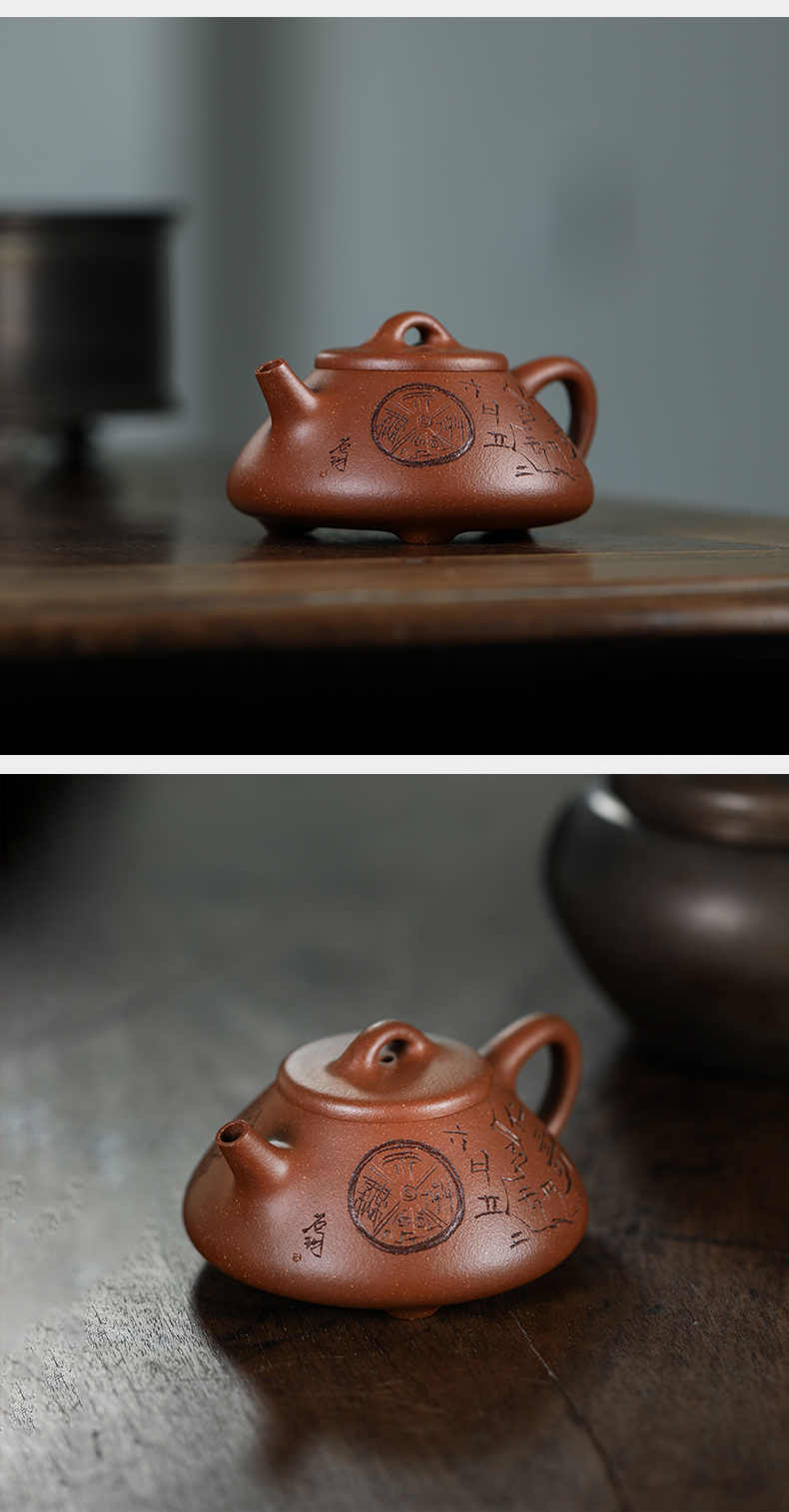 Macros in the new yixing are it by pure manual old purple clay teapot undressed ore