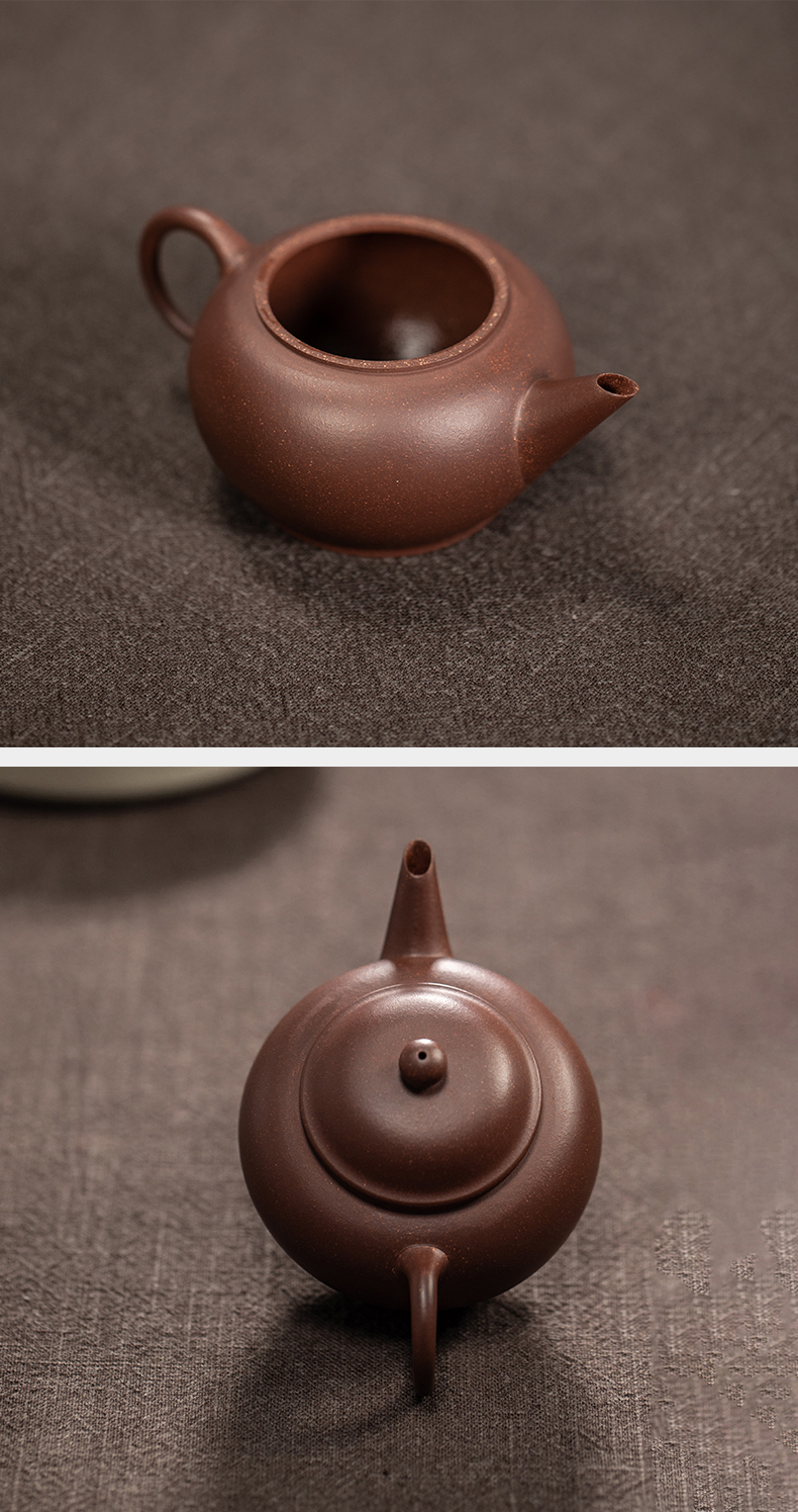 Macros in yixing masters are it level of pure manual and old purple clay teapot pot home office pot