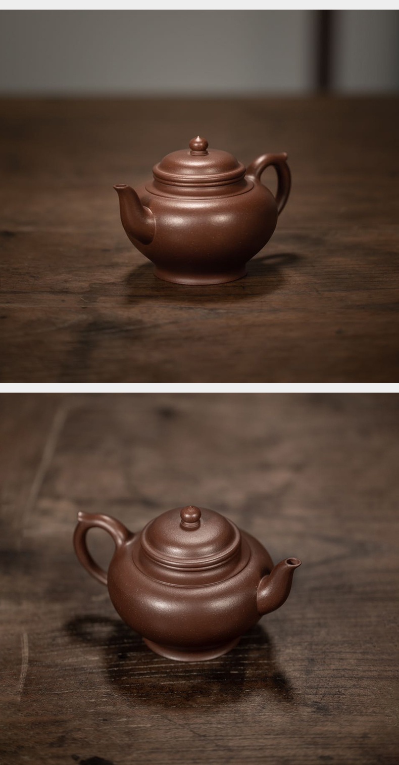 The new pure manual yixing it home bubbles in The macro undressed ore old purple clay teapot kung fu tea set