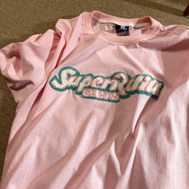 Neresum loose embroidery short sleeve T-shirt female National Tide brand ins design sense niche 2021 summer new coat