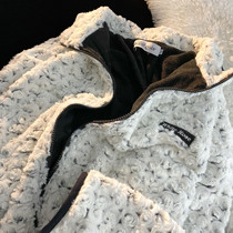 Neresum Tide Cards Small Crowd Design Sensation Lamb Suede Jacket Jacket Woman Personality Oversize Superior Van Blouse