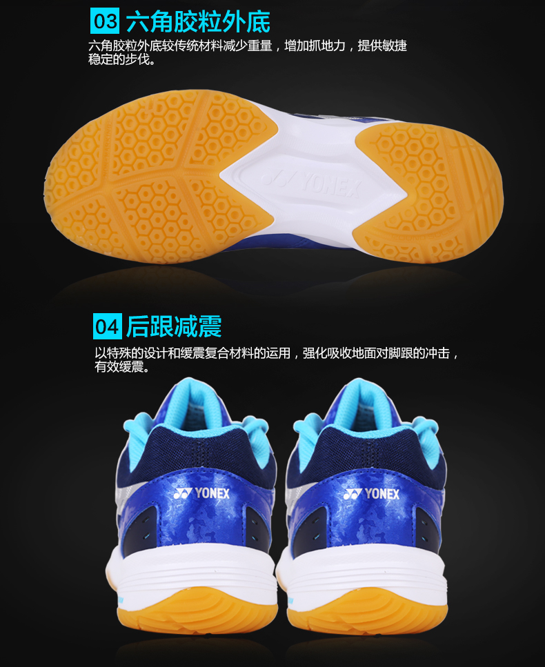 Giày cầu lông Yy Yonex nam và nữ yonex chính hãng giày chống sốc giảm xóc SHB-100CR giày the thao nữ