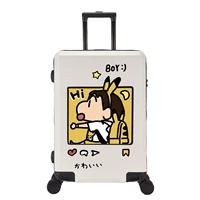 Универсальный мультяшный детский чемодан подходит для мужчин и женщин с сидением для путешествий, 17 дюймов, 20 дюймов