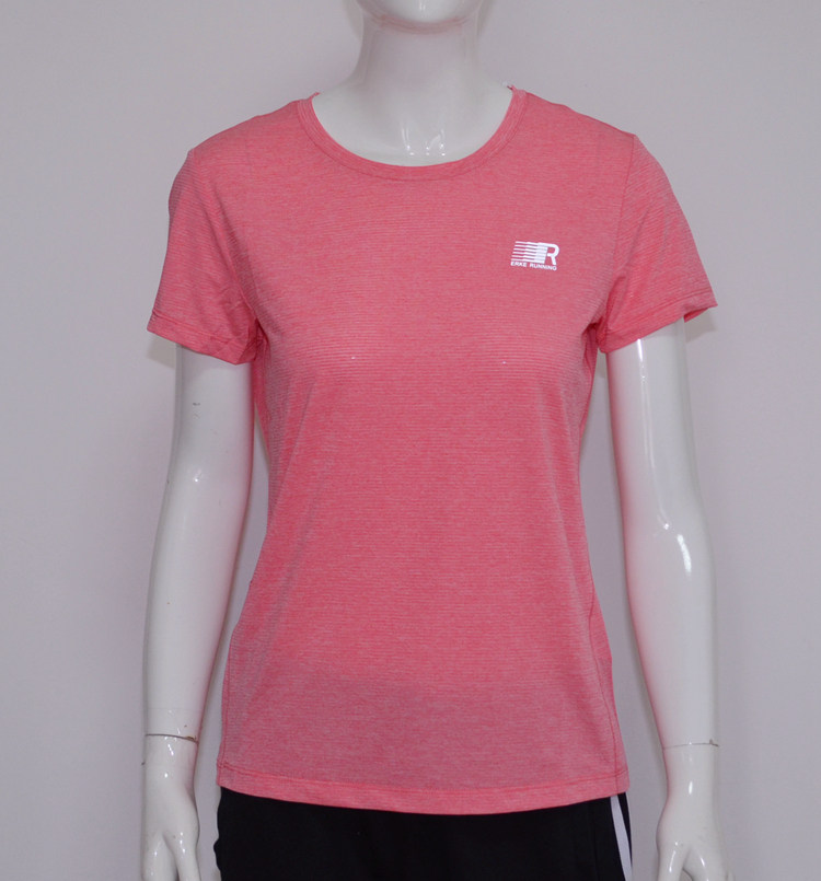Hongxing Erke Ladies Round Neck Short Sleeve T Shirt Special Clearance Fitness Training Running Sports Women Short T Breathable Quick Drying