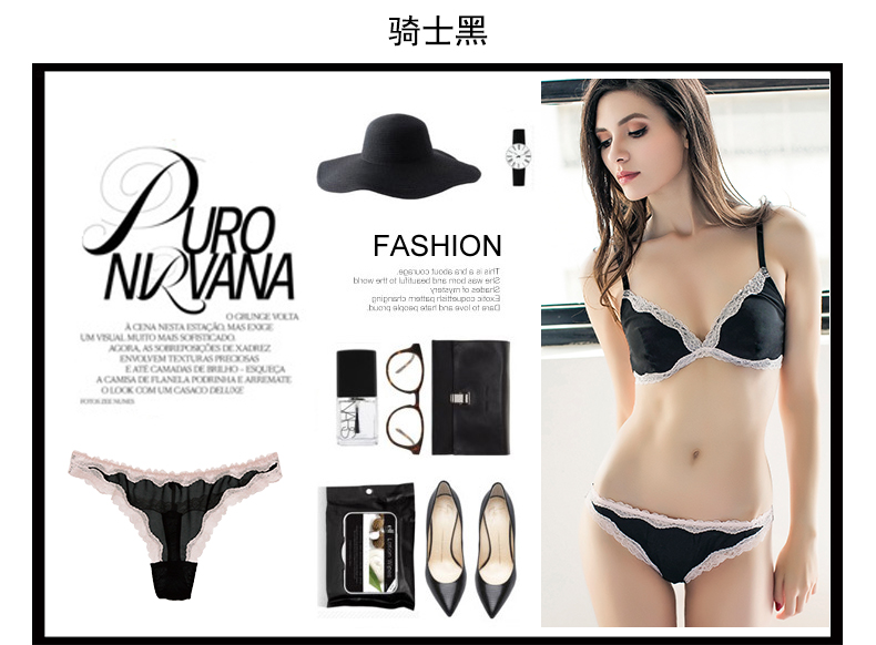Quần lụa vần điệu của phụ nữ gợi cảm thongs mờ quần ren mỏng eo thấp ngọt ngào T quần mùa thu đông quần lót chữ c