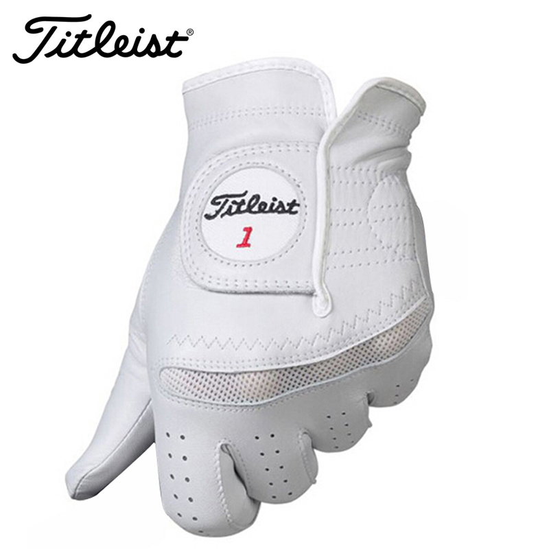 Golf glove Titleist men all genuine leather gloves left hand small sheepskin gloves