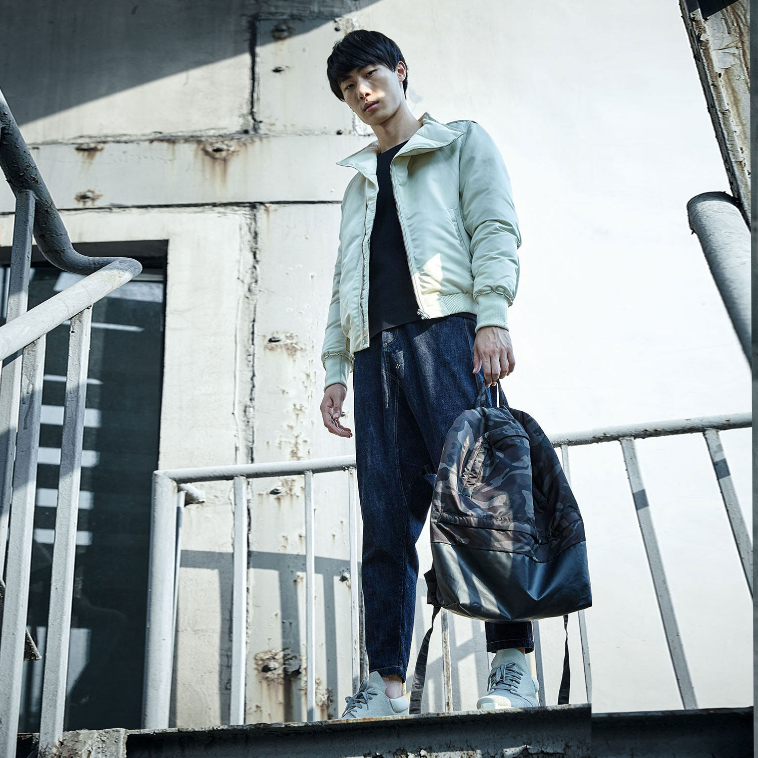 Blouson homme CROQUIS   en Nylon - Ref 3120207 Image 3