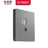 Bull socket flagship switch socket computer TV category six wired socket 86 type gigabit network G12 gray