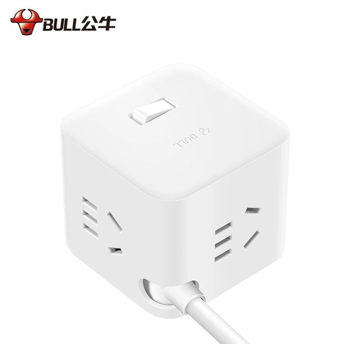 Bull Plug -In зарядка зарядки кубика -IN Plug -in Poard Poard Poard Multi -функциональный домашний конвертер питания