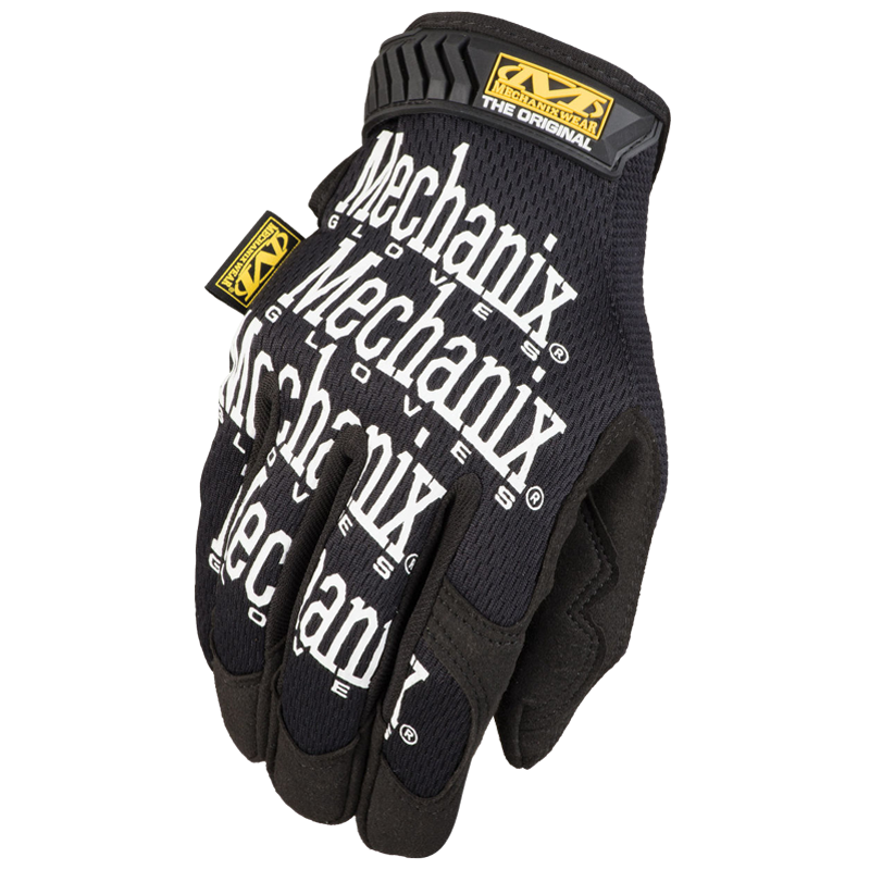 MECHANIX WEAR Super Technician l Breathable Durable High Sensitivity Touch Screen Gloves Black Bottom White Gloves
