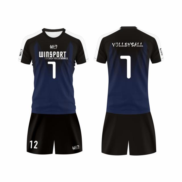 2020 custom volleyball suits match training suits short-sleeved men's and women's short-sleeved gas volleyball uniforms can be customized