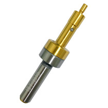 Non-magnetic separation rod High-precision eccentric mechanical ceramic straight edge finder M10 4 420 Titanium plated edge finder