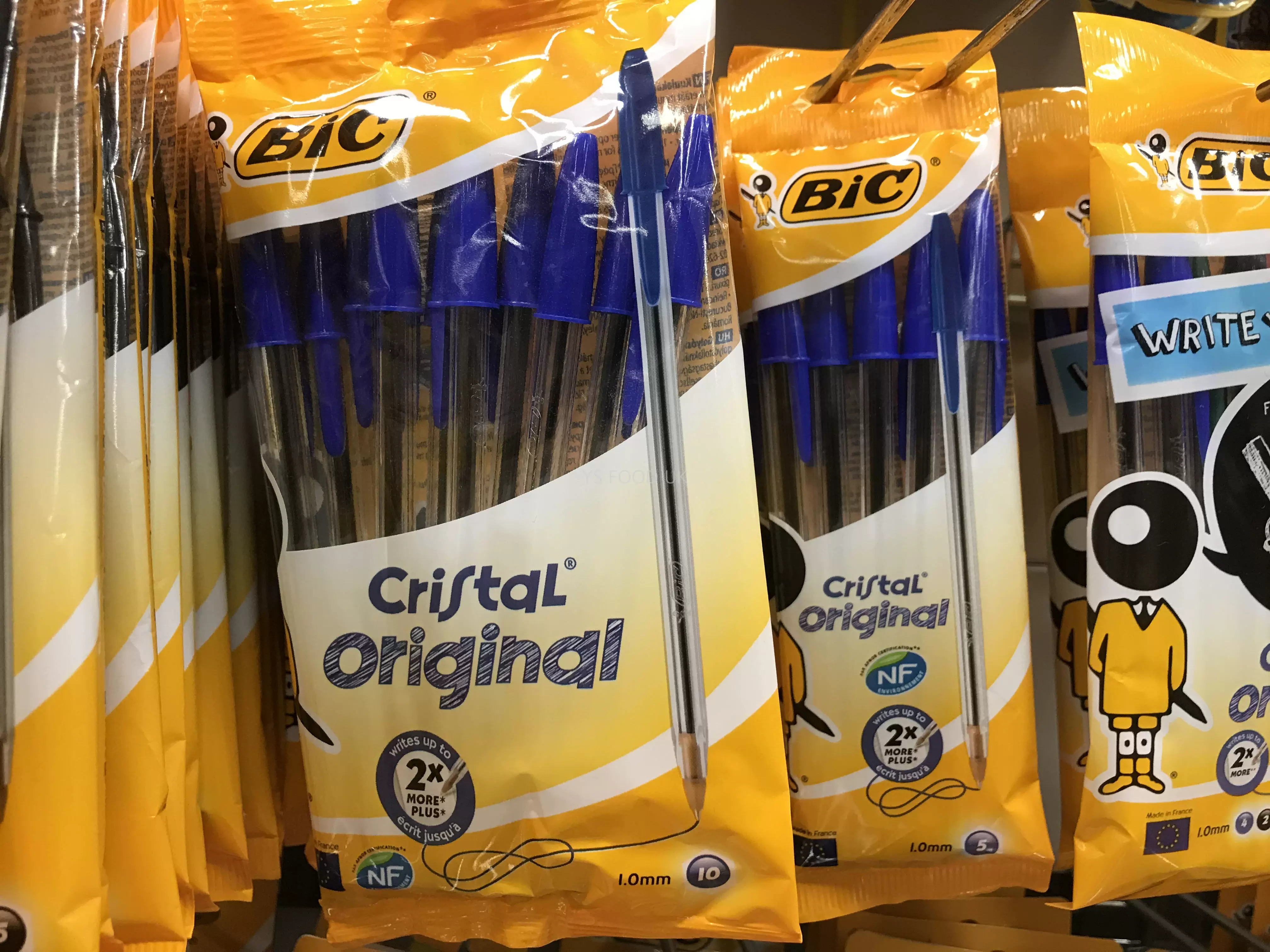 Британская импортированная ручка BIC Франции BIK Cristal 1.0mm шариковая ручка