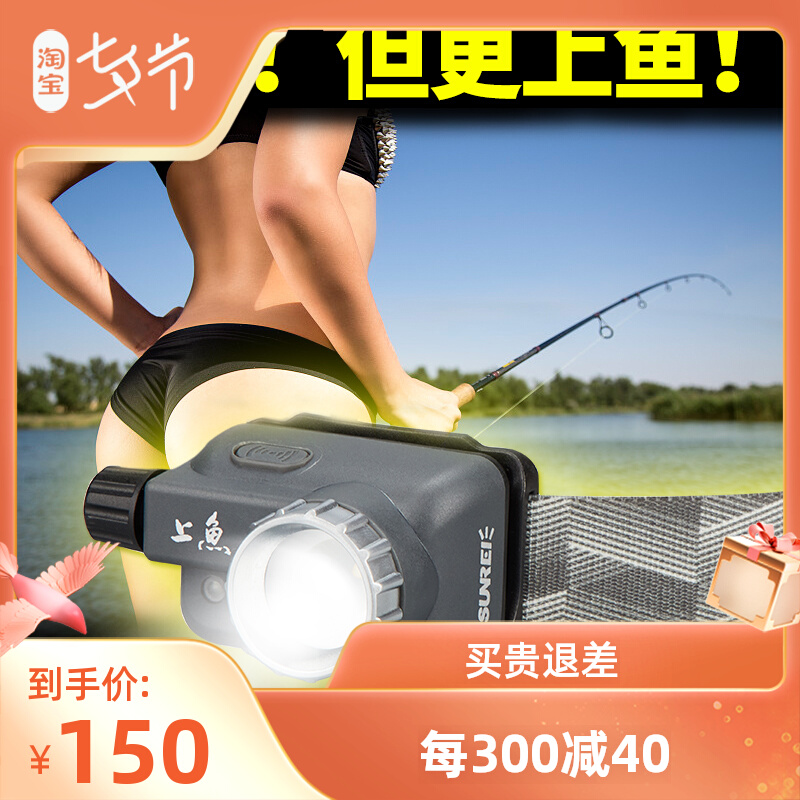 Mountain Liz Outdoor headlights Intense Light Charge Super Bright Wearing Style Induction Night Fishing Ultra Long Renewal Fishing Dedicated To Fish