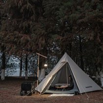 Blackdog Blackdog Outdoor Camp Indian Pyramid Folded Tent Shade Sun and Heavy Storm Tent