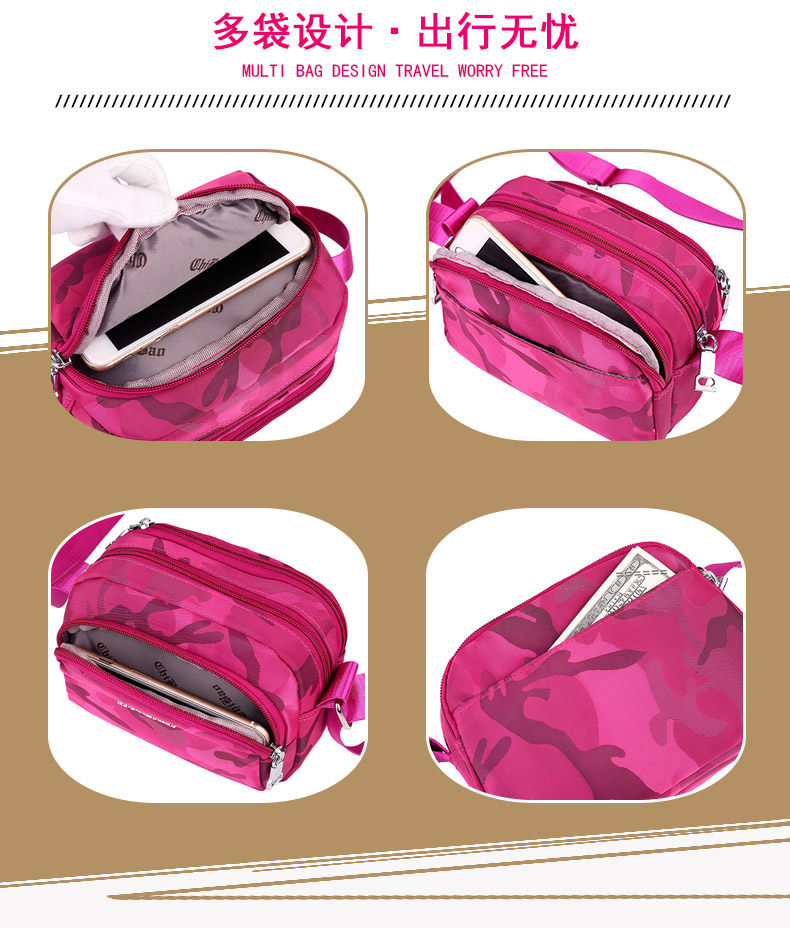 Нейлоновая небольшая сумка, маленькая сумка на одно плечо, шоппер, мобильный телефон, кошелек, сумка через плечо, ткань оксфорд Chi leopard 