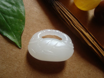 Hetian Yuxia Seed famous master Fang Xiawei works bamboo newspaper lock (already adjusted to appreciate)