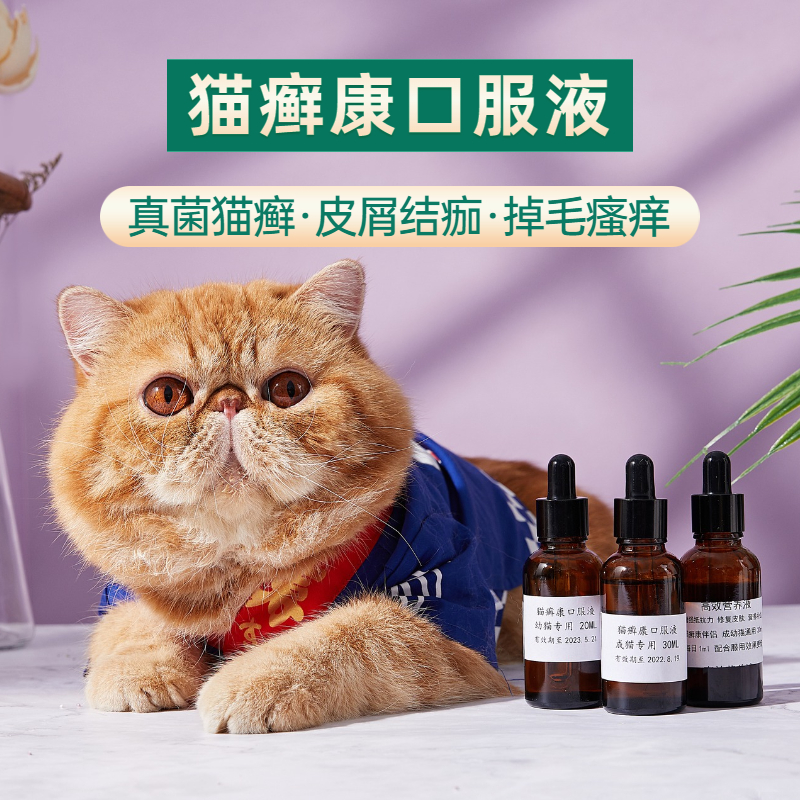 Cat artifact cat tinea kang oral liquid dog and cat skin disease fungus Malassezia microsporum dander and hair loss