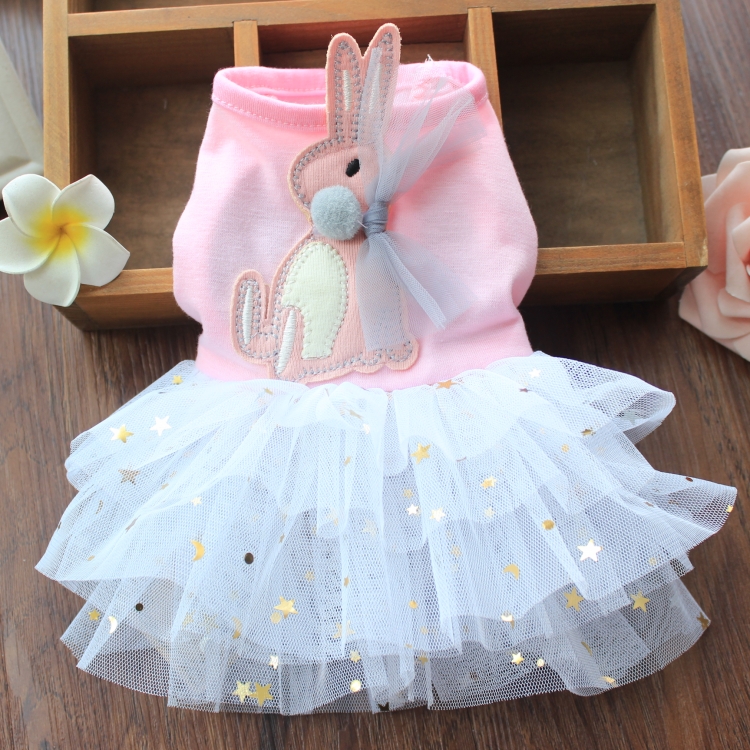 Puppy Princess Dress Thin Section Summer Dog Clothes Teddy Clothes Vip Bichon Bomei Summer Dress Cat Clothes - Taobao
