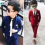 Mùa xuân trẻ em quần áo bé trai phù hợp với đám cưới hoa cô gái chủ nhà sàn catwalk cậu bé biểu diễn đàn piano váy đẹp cho bé