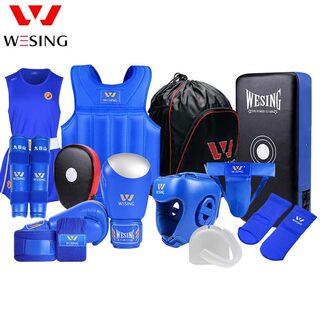 Jiurishan Sanda Fighting Protective Gear Full Set Equipment Children's Boxing Competition Training Chest Protector Adult Boxing Glove Set