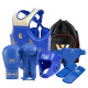 Jiurishan Sanda Protective Gear Set, Ultra-Fiber Leather, Complete Set for Children's Competitions, Adult Men's and Women's Boxing Training, Fighting and Martial Arts Set