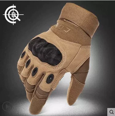 CQB lực lượng đặc biệt găng tay chiến thuật thể thao ngoài trời găng tay nửa ngón toàn ngón leo núi cưỡi chống trượt găng tay chống mài mòn - Găng tay
