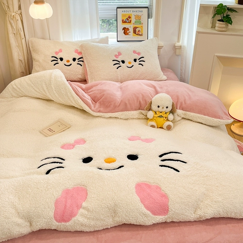 Демисезонный милый комплект, покрывало, 4 предмета, 3 предмета