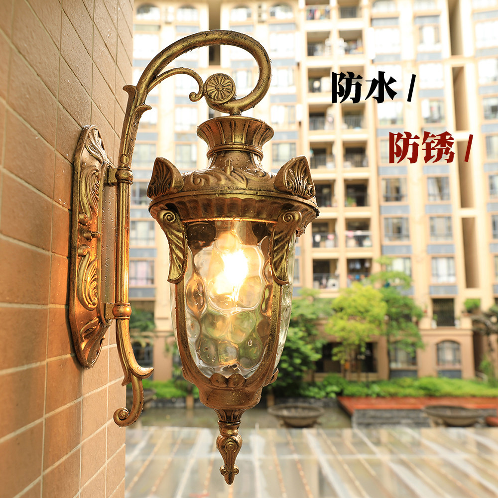 Outdoor wall lamp American vintage courtyard lighting outdoor wall lamp outdoor wall lamp