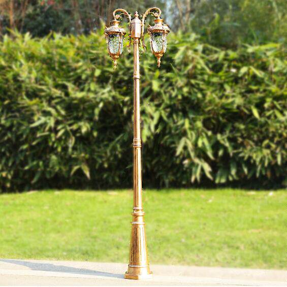 Eurostyle Courtyard Lamp Garden Street Lighting Outdoor Community Waterproof Led Grass Terrace Light 3 m Ultra Bright Outdoor Landscape High-Pole Lamp