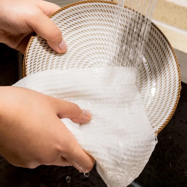 Yitao Dish Towel, Absorbent Towel for Dishwashing Liquid, Bamboo Fiber Non-Stick Oil Stain Removal Tea Stain Towel Cleaning Cloth Export Yitao Dish Towel, Absorbent Towel for Dishwashing Liquid, Bamboo Fiber Non-Stick Oil Stain Removal Tea Stain Towel Cleaning Cloth Export