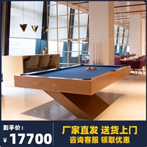 Standard pool table Chinese style black 80% people use carved billiard hall custom fancy nine-ball American pool table