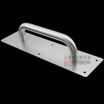 30 * 8CM stainless steel push-pull hand board sign store door handle fire door handle wooden door pull plate thickened