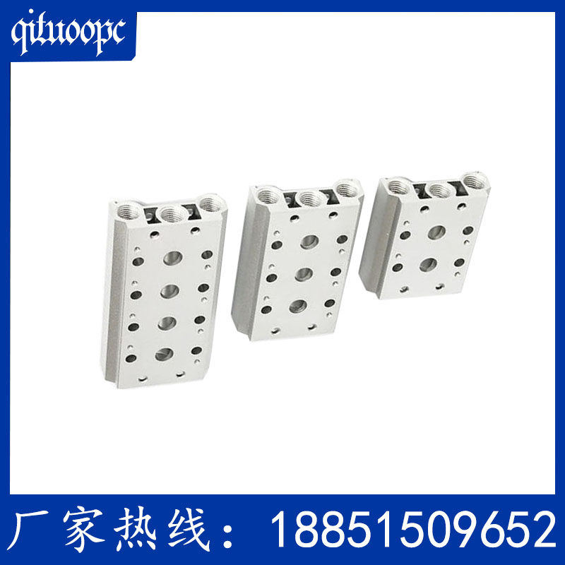 Pneumatic components Solid valve connecting plate 100M valve plate 200M valve plate 300M valve plate 400M
