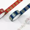 Xiling Yinshe 7th president Element creative washi tape National style Decorative seal Fu word color tape