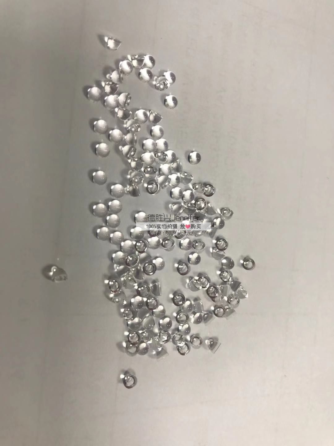 LED quartz glass lens 30 degree beam angle adaptation 3535 lamp UVLED package quartz glass lens