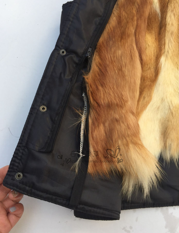 Mùa đông trung niên len lông thú một da cỏ vest nam da cừu vest dày cotton ấm áp áo khoác đông nam