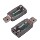 Yushuo/внешняя звуковая карта USB для ноутбука, адаптер для наушников, конвертер, внешняя звуковая карта компьютера без привода mini 3