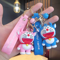 Cartoon kitten keys pad pieces girls pack accessories couples car keychain cute doll delicate small gift