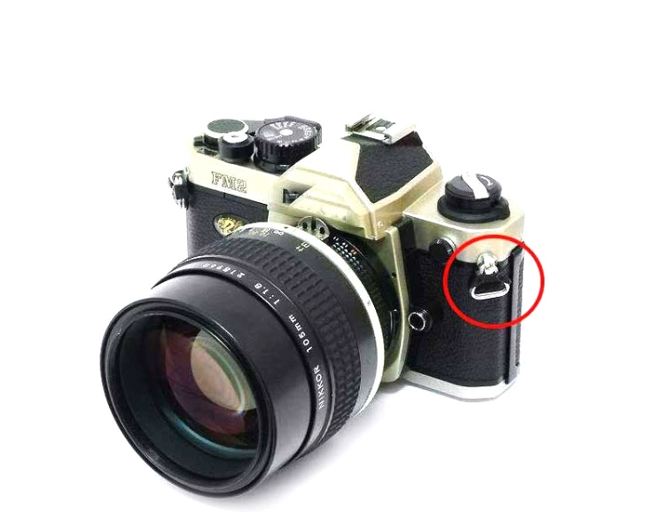 Khóa chuyển đổi lỗ dây đeo máy ảnh Đối với Fuji Sony micro đơn Dây đeo vai Nikon DSLR lỗ nhỏ vào vòng tam giác lớn - Phụ kiện máy ảnh DSLR / đơn túi chống sốc máy ảnh