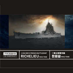Luqiu Yingxiang Fh350019 1/350 French Navy Battleship Richelieu Modified Version with Trumpeter 05311