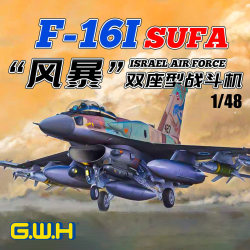 In Stock Great Wall Hobby L4835 F-16I Sufa Storm Two-Seat Fighter Jet 1/48 Scale