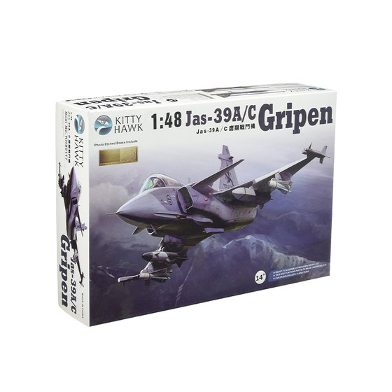 Special Offer in Stock: Little Eagle Plastic Model Kit 1/48 Swedish Jas-39A/C Fighter Jet Kh80117