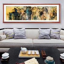 New Chinese style Lushan map Chinese painting horizontal axis framed interior decoration painting bedside living room study sofa background wall hanging painting